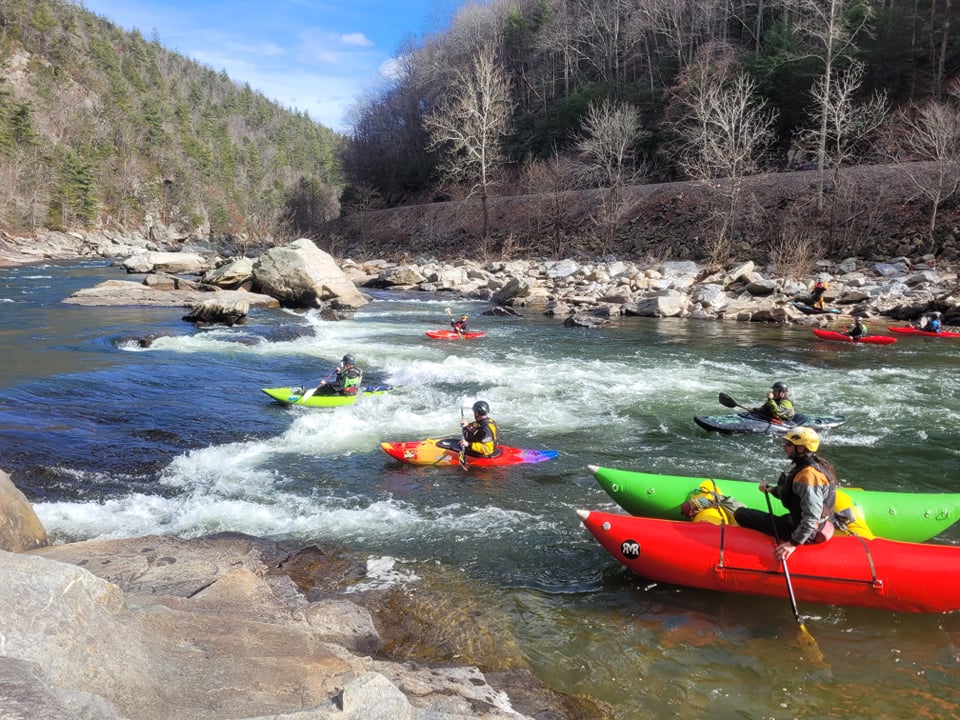 Kayaking on the Nolichucky River